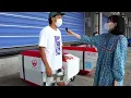 電動乗用カーを鉄道コンテナで運んでみた