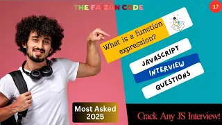 What is a Function Expression in JavaScript JS Interview Question Explained