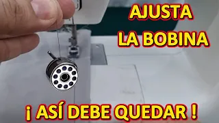 Cómo AJUSTAR la TENSIÓN de la BOBINA de la Máquina de Coser familiar