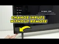 Vizio TV How to Change Inputs Without Remote Control