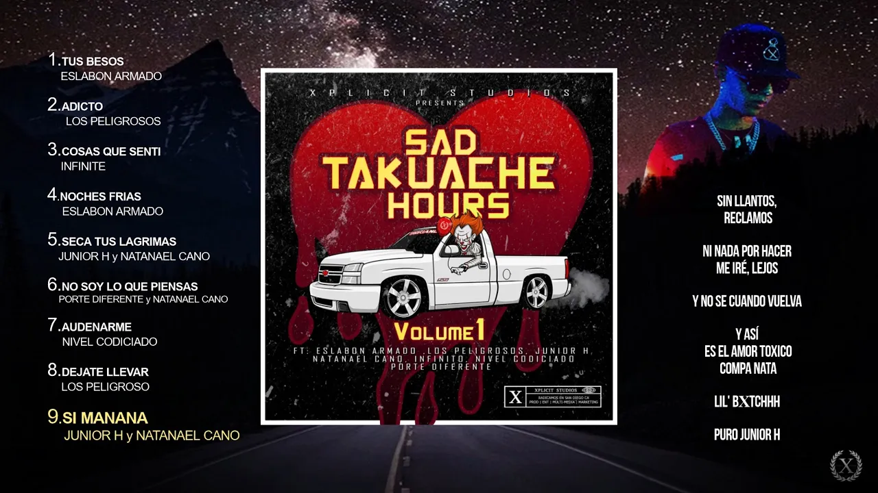 Sad Takuache Hours Vol.1 [ Corrido Mix / Letra ]