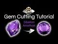 Gem Cutting Tutorial - Faceting a Portuguese Cut Siberian Amethyst
