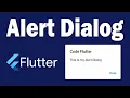 AlertDialog Box in Flutter Speed Code UI Tutorial 2024