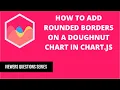 How to add Rounded Borders on a Doughnut Chart in Chart JS