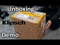 Lagu Klipsch R-41M unboxing from Amazon + Demo on Yamaha RX-V6A sound test / Bahrain