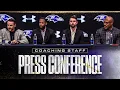 Declan Doyle Anthony Weaver Anthony Levine Sr Coordinators Press Conference Baltimore Ravens
