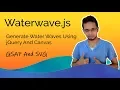Water Waves Using jQuery And Canvas Waterwave js NoorHUB