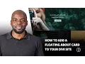 How to Add a Floating About Card to Your Divi Site with the Divi Code Module