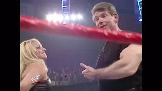 wwf trish stratus u0026 vince mcmahon vs stephanie u0026 regal
