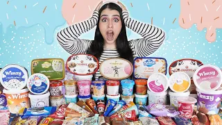 خلطت كل أنواع الايس كريم مع بعض انصدمت من الطعم 