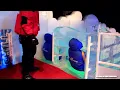 Sliding down Queen Mary Ship Ice Sculpture @ The Ice Kingdom - Chill 2013