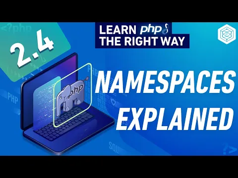 PHP Namespace Tutorial - Full PHP 8 Tutorial - YouTube thumbnail