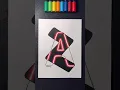 Download Lagu “A” with Neon Lights! 🤩✨🎨 || What letter I Should Do Next?! 🤔 #artistomg #art #letter