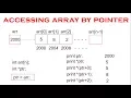 Array using Pointer Understanding Arrays in C Programming