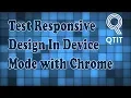 How to Test Responsive Design Web in Device Mode with Chrome Developer Tools