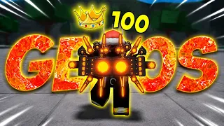 Getting A 100 KILLSTREAK With Genos In The Strongest Battlegrounds...