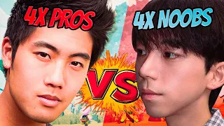 4 Noobs vs 4 Pros in Peak (ft. xChocoBars, kkatamina, & Foolish)