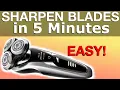 Sharpening Electric Shaver in under 5 Minutes How to DIY