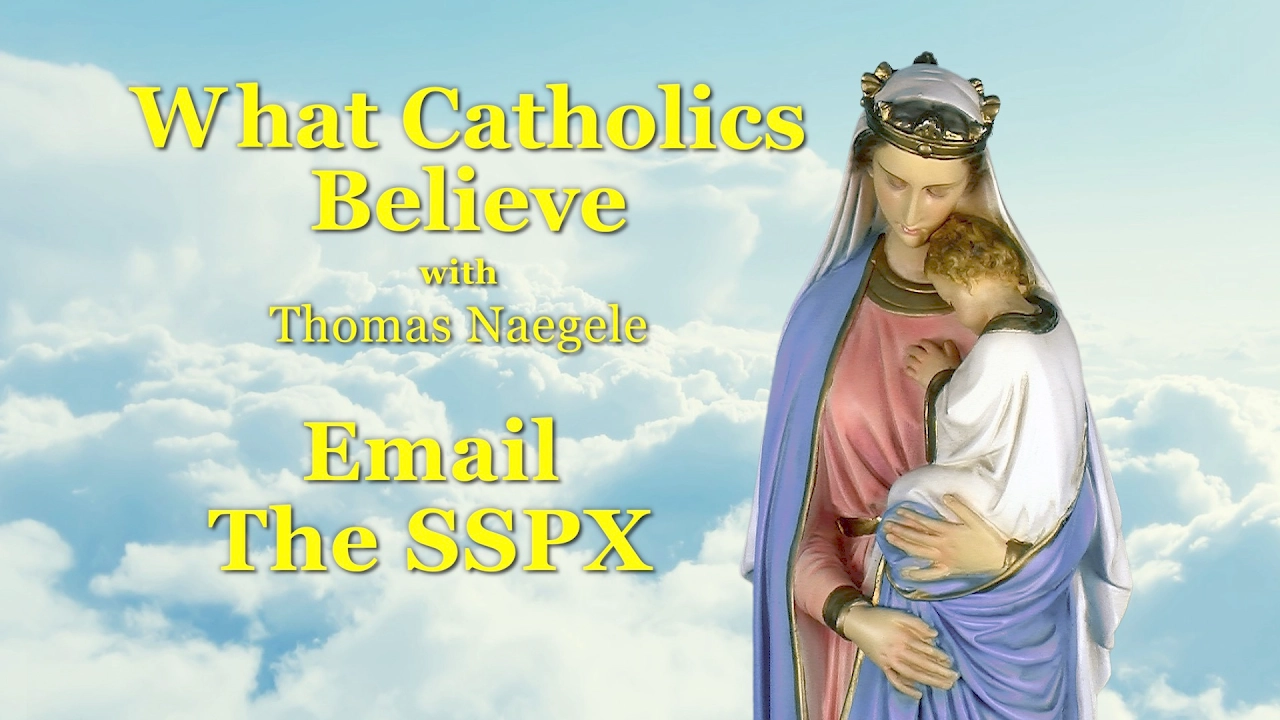 Email: The SSPX