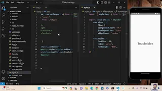 React Native Tutorial Touchables