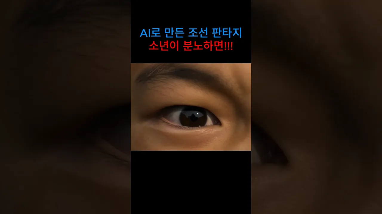 조선시대 소년이 극도록 분노하면!!!