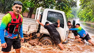 Fuertes y PELIGROSAS LLUVIAS Inundan EL SALVADOR