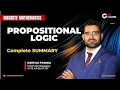 Propositional Logic - Complete Summary Part 1 Discrete Mathematics With NOTES Deepak Poonia