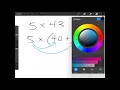 The Expanded Algorithm for Multiplication 2 by 1 and 3 by 1 examples