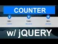 Counter Using jQuery