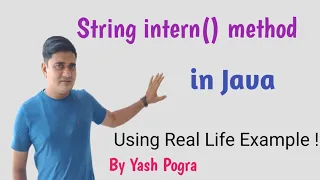 Java String intern method intern method in Java What is the use of the intern method in J
