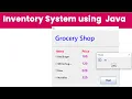 Inventory Management System java projects Using gui Java swing