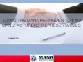Using the MANA RepFinder to Find Manufacturers Representatives