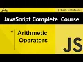 Arithmetic Operators Js Tutorial in Pashto