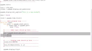 Pygame 08 - Mouse Controller