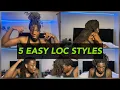 5 Quick and Easy Loc Styles for Men CHEST LENGTH LOCS