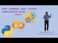 Deep Learning Part 2 CNN