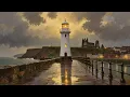 Fall Asleep to The Whitby Lighthouse | A Rainy Victorian Sleep Story | Soft British Voice & No Music