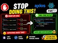Stop Adding Authorization Headers Manually Axios Interceptors in React Part 1