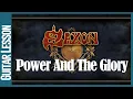 Saxon - Power And The Glory - Guitar Lesson