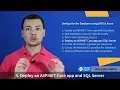 Deploy WebApp and Database to Azure using the Portal