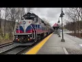 MTA Metro-North Railroad Port Jervis Trains at Harriman Station