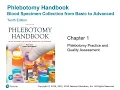 Chapter 1 Phlebotomy Practice and Quality Assessment Lecture