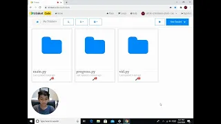 How to create and add trinkets into a folder in trinket io python