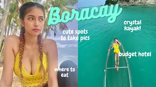 boracay vlog where to eat budget hotel u0026 crystal kayak