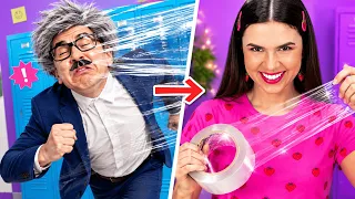 🎒🤣 15 ВЕСЁЛЫХ ШУТОК В ШКОЛЕ! Смешные школьные ситуации | от 123 GO!