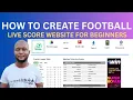 Step-by-Step Tutorial Free Football Live Score Setup for Beginners