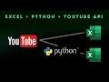 Getting my YouTube stats into Excel via Python