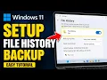 How to configure File History backups in Windows 11 - Easy Tutorial