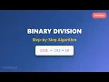 Binary Division Explained Step-by-Step Guide for Beginners