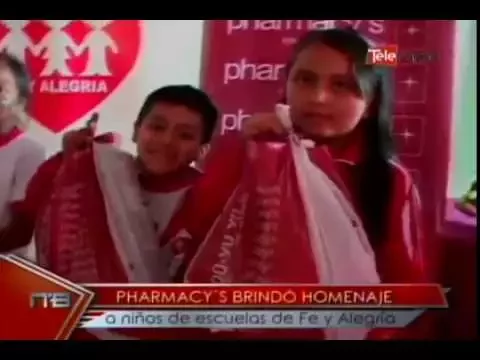 Pharmacy´s brindó homenaje a niños de escuelas de Fé y Alegría
